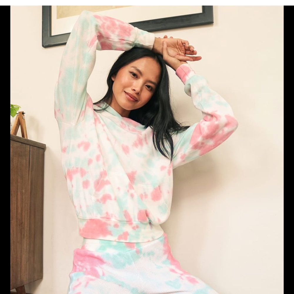 neema california tye dye hoodie women